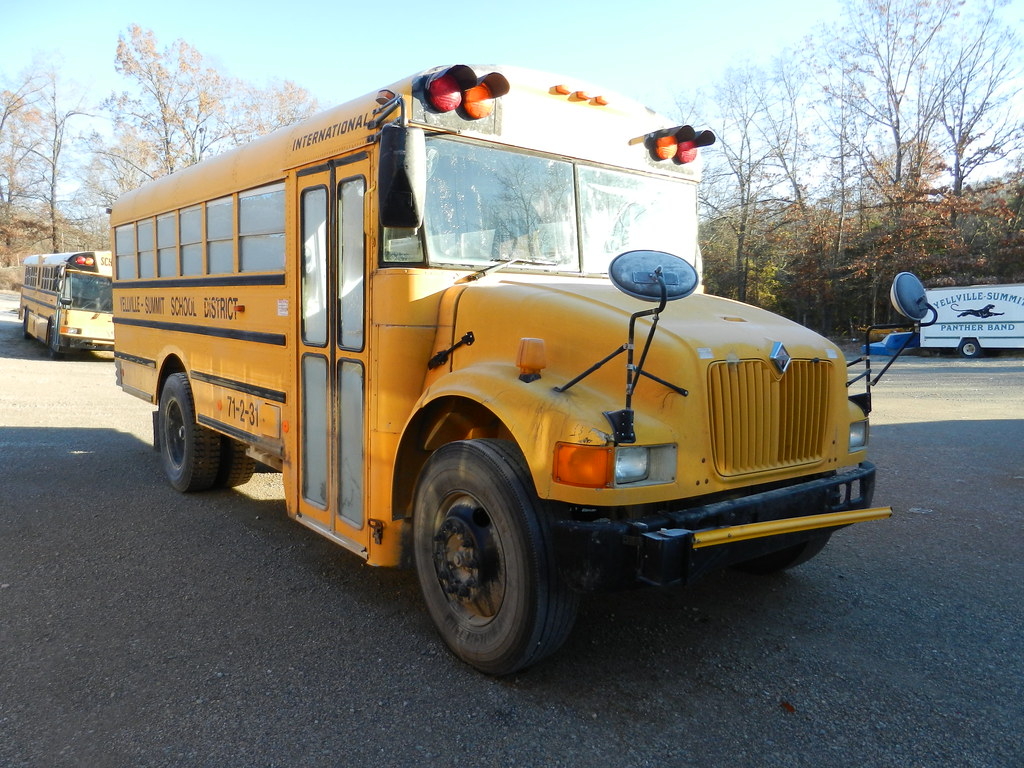 YellvilleSummit School District 71233 (3) Bus lot Yel… Flickr