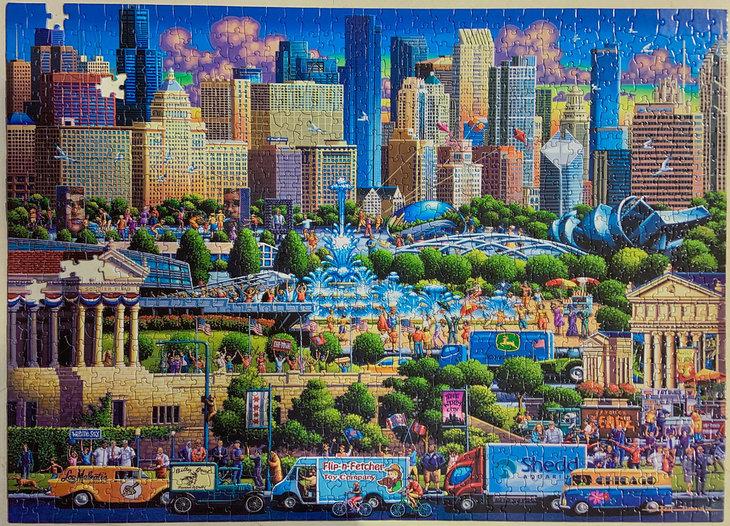 20200314 Jigsaw Puzzle, 1000pc, Chicago, Dowdle Jigsaw P… Flickr