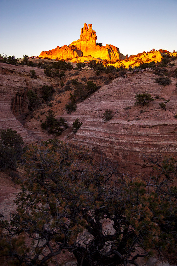 Last Light on Church Rock Church Rock, NM Bruce Welton Flickr