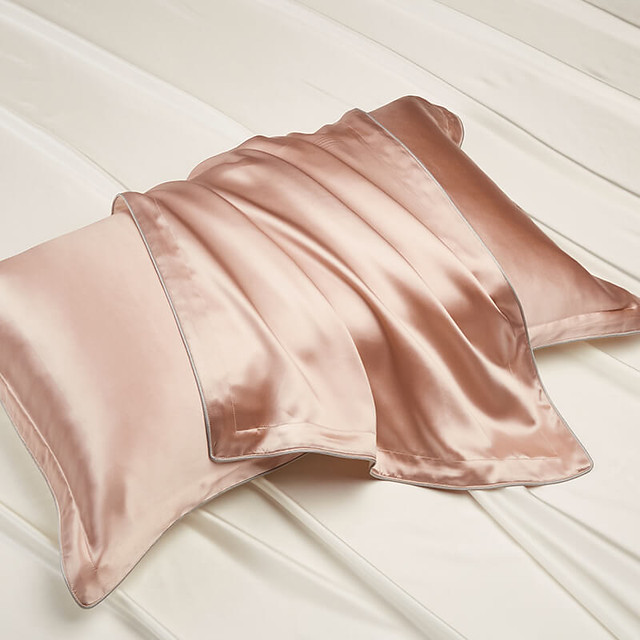 light pink silk pillowcase Life Greet Flickr