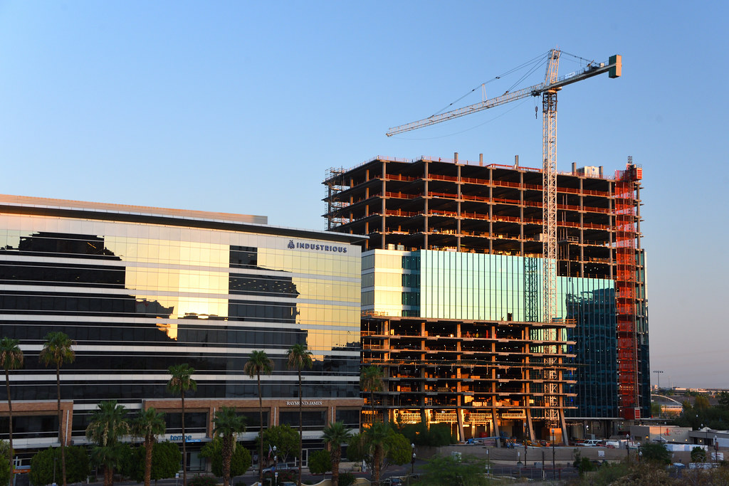 Tempe Construction Construction in Tempe, Arizona, seen fr… Flickr
