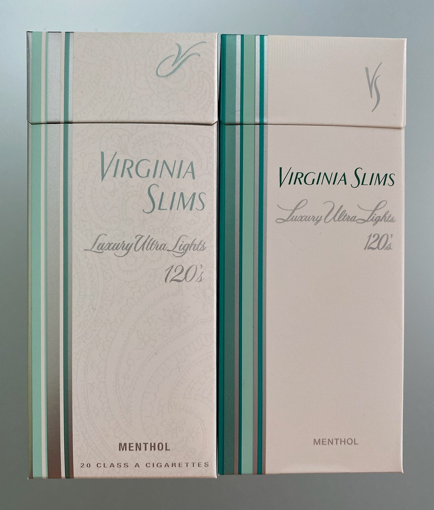 Virginia Slims Menthol Ultra Lights 120s packs Virginia Sl… Flickr