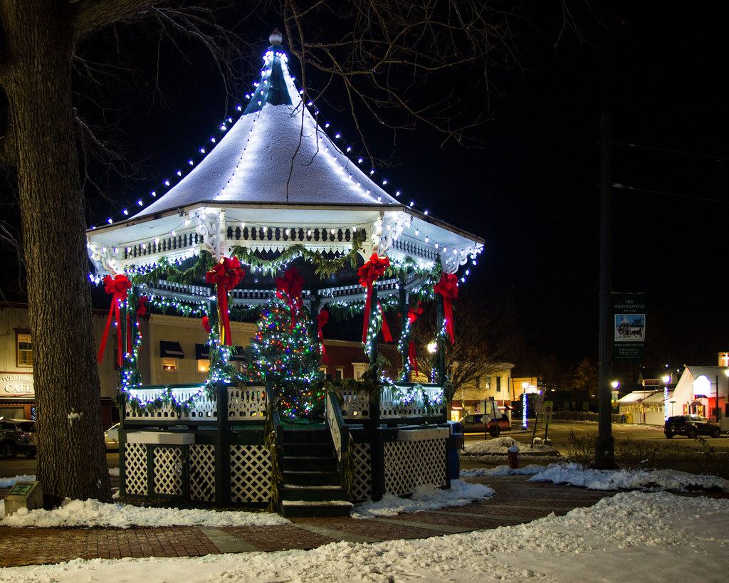 Milford Oval at Christmas Christopher OKeefe Flickr