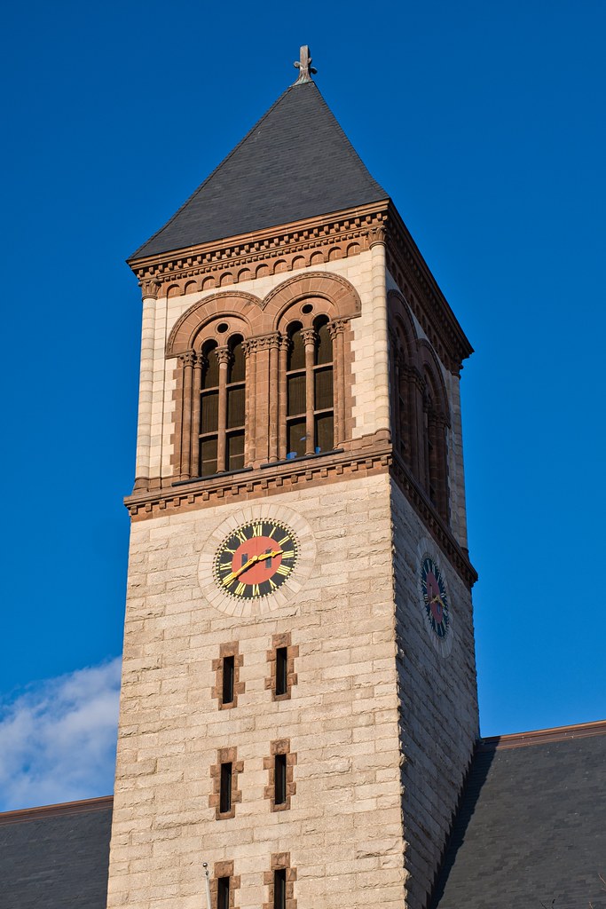 Cambridge City Hall tower On Massachusetts Avenue, Cambrid… Flickr