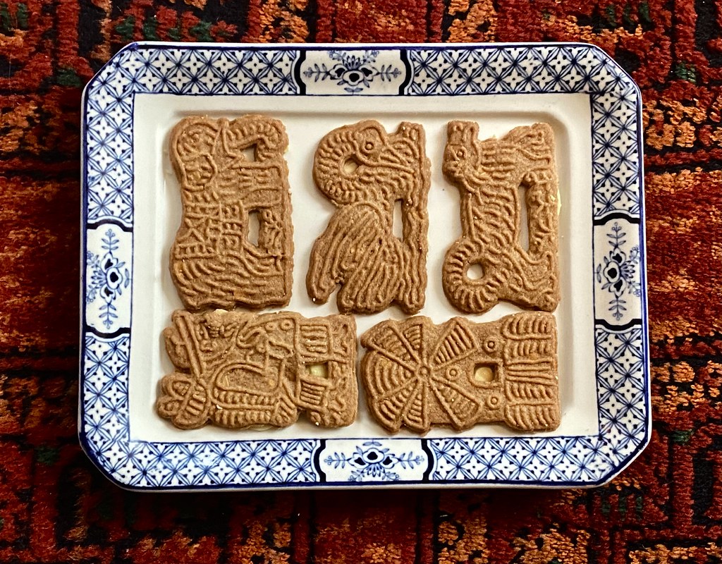 Home sweet home German Christmas biscuits gifted from our … Flickr