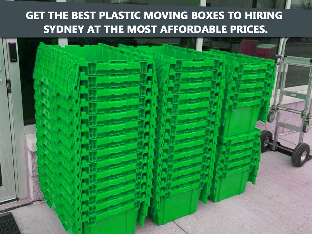 Get the best plastic moving boxes to hiring Sydney at the … Flickr