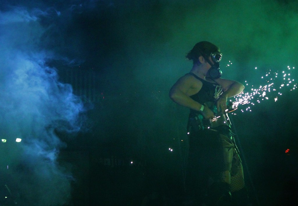 Grinder girl performer Grinder girl performer Flickr