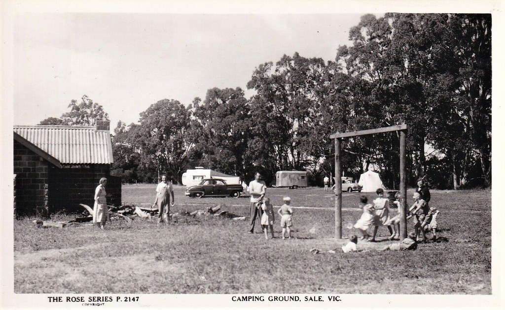 Camping Ground at Sale, Victoria 1950s a photo on Flickriver