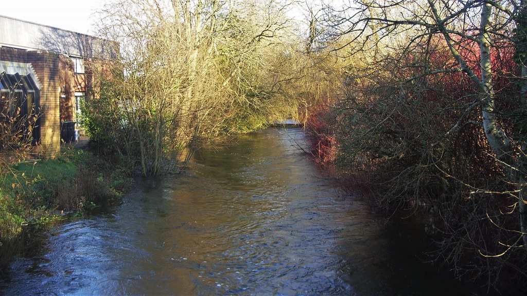 River Allen, Wimborne Adjacent to the Allendale Centre Chr… Flickr