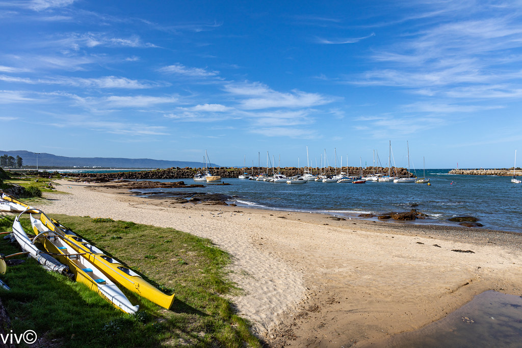Picturesque harbour at dusk, Wollongong, New South Wales, … Flickr