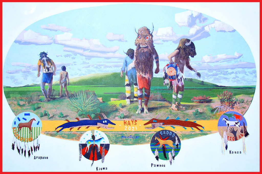 Tribes Of Kansas. Another mural in Hays, Kansas depicting … Flickr