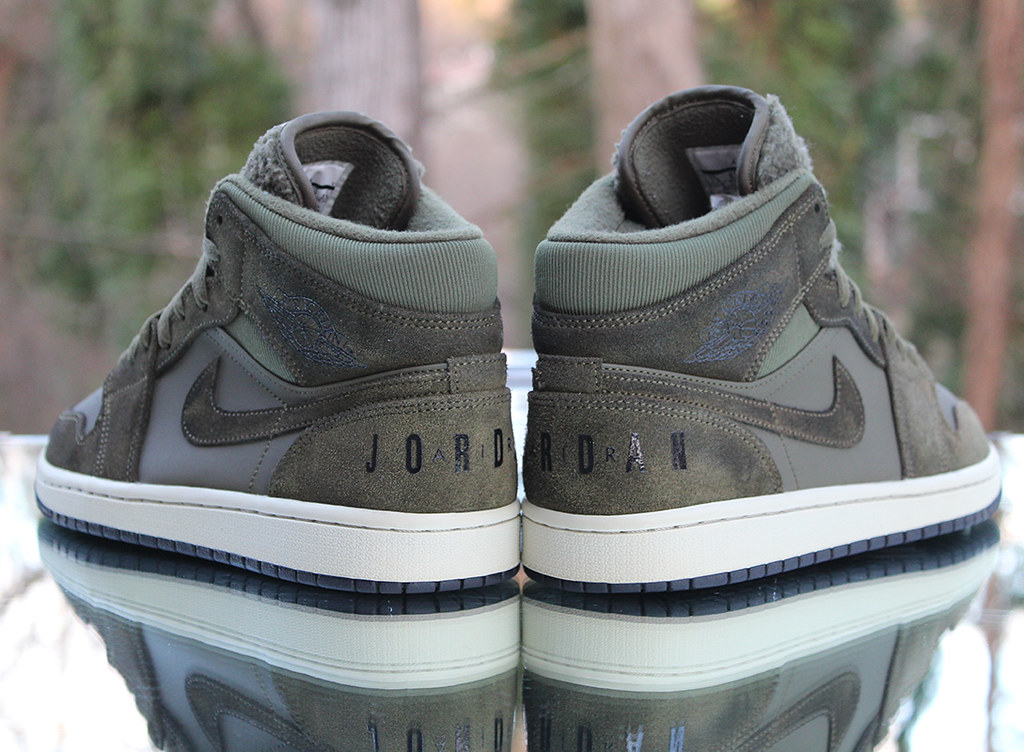 Air Jordan 1 Mid Olive Canvas Men’s Size 7.5 Green White B… Flickr
