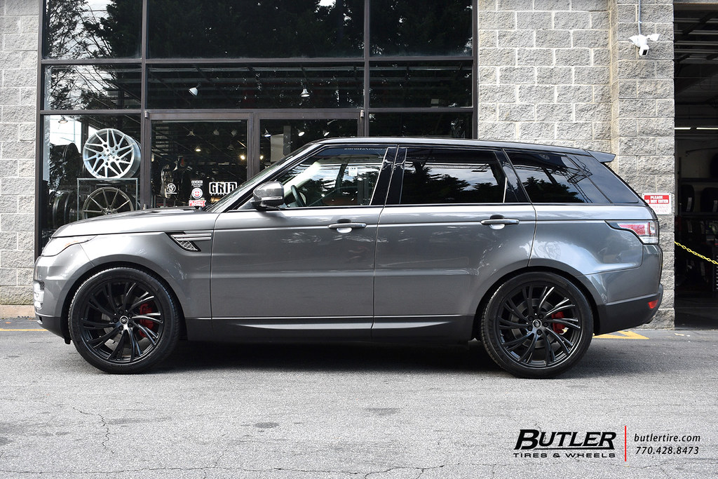 Range Rover Sport with 22in Redbourne Noble Wheels and Michelin Pilot Sport 4 SUV Tires a