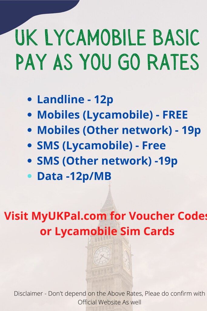 UK Lycamobile Basic Pay As You Go Rates Lycamobile is a mo… Flickr