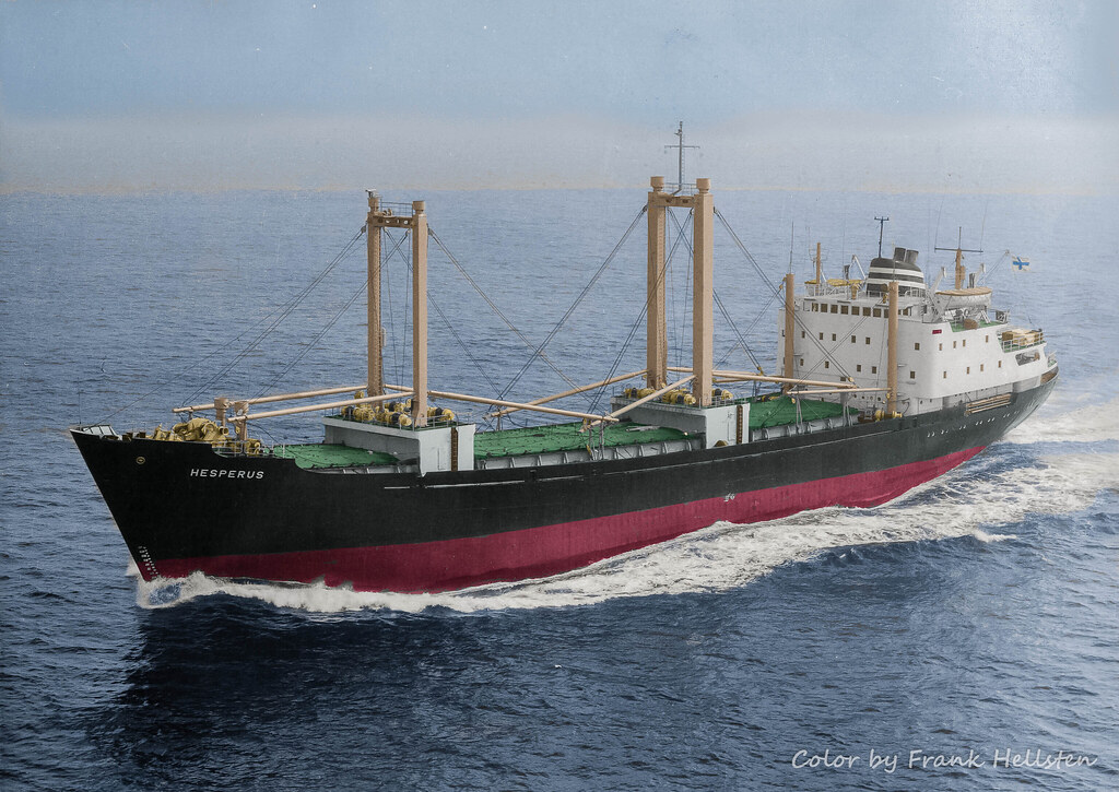 M/S Hesperus (ab. 1965) Finnish (SHO FÅA) cargo ship M/S… Flickr