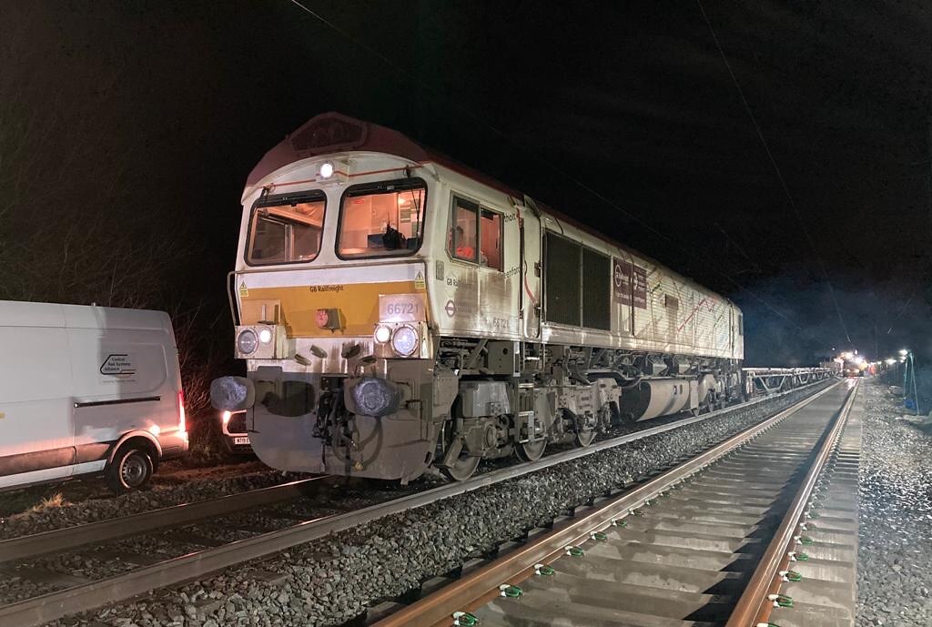 66721 at Coppull Moor near Wigan on 2/1/22 Dan Lamb Flickr