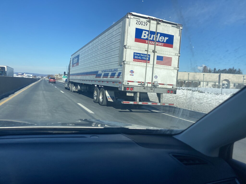 Butler Truck. Butler truck on I83 at Emigsville,PA on Janu… Flickr
