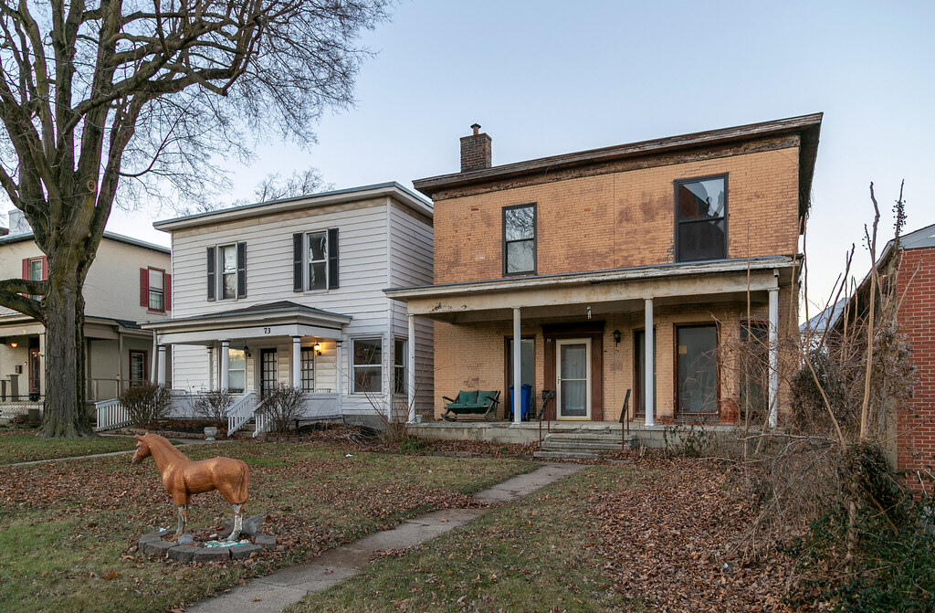 Thompson Houses — Delaware, Ohio These houses were probabl… Flickr