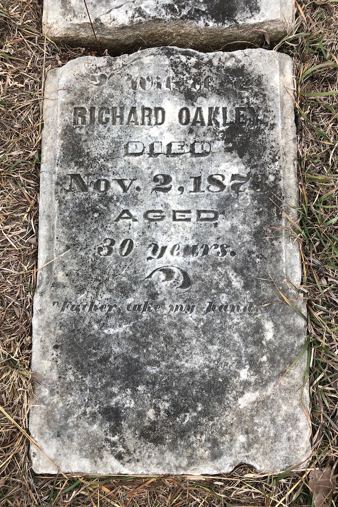 Palmyra Pioneer Cemetery Nebraska Richard Oakley grave IMG… Flickr