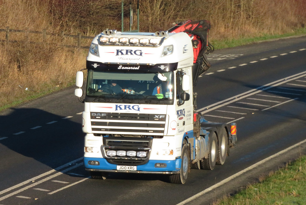 DAF JG10 KRG 130122 JG10 KRG crane fitted DAF XF 6x4 Tra… Flickr