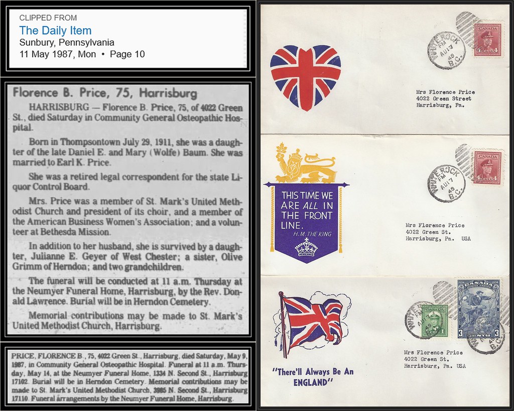 White Rock Postal History / WWII Patriotic Covers 17 Aug… Flickr
