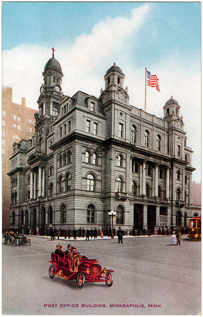 United States Post Office Building / postcard Related work… Flickr