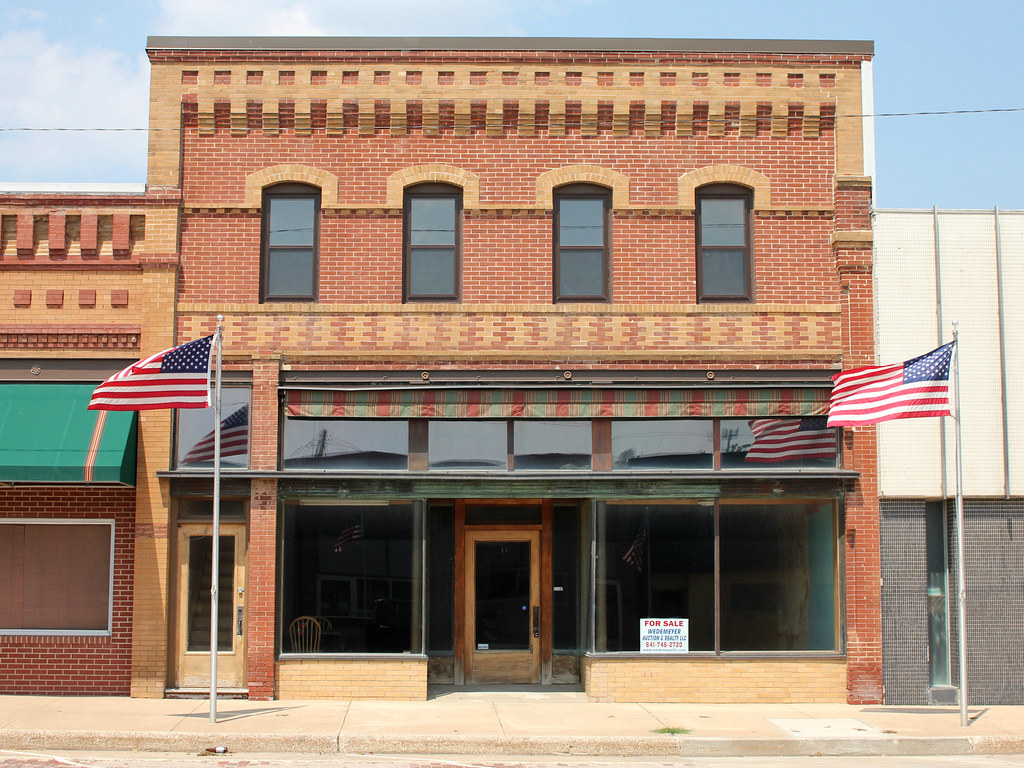 Downtown Building Adair, IA Tom McLaughlin Flickr