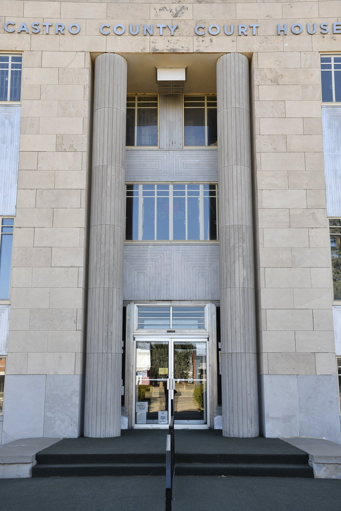 Castro County Courthouse (Dimmit, Texas) Historic 1940 Cas… Flickr