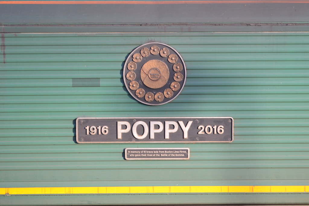 Freightliner 66614 1916 Poppy 2016 Seen at Warrington Bank… Flickr
