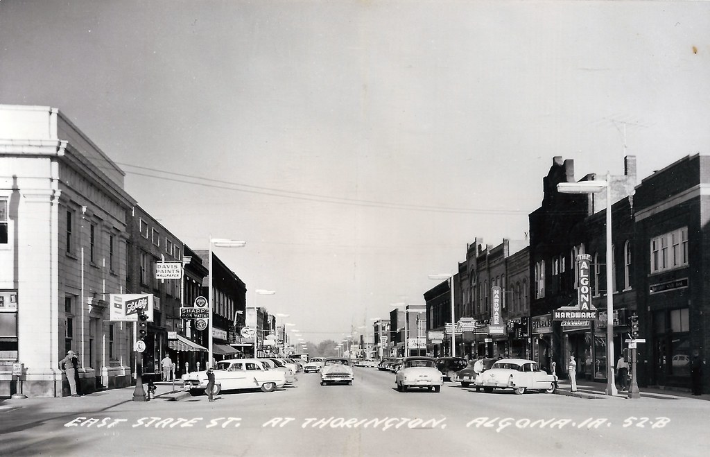 Algona, Iowa, East State Street, business District Flickr