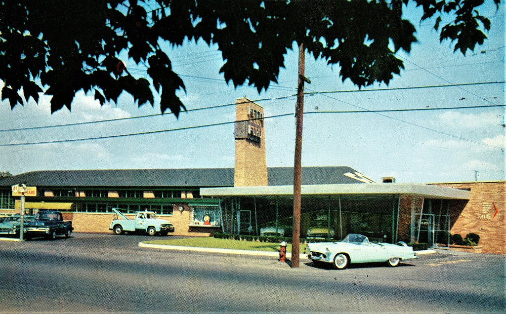 Fette Ford, Clifton NJ, 1955 a photo on Flickriver