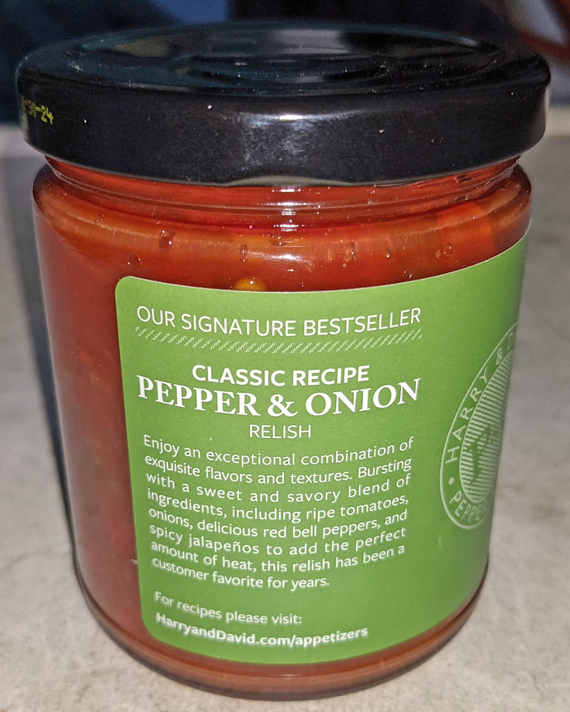 Harry And David Pepper And Onion Relish (3) a photo on Flickriver