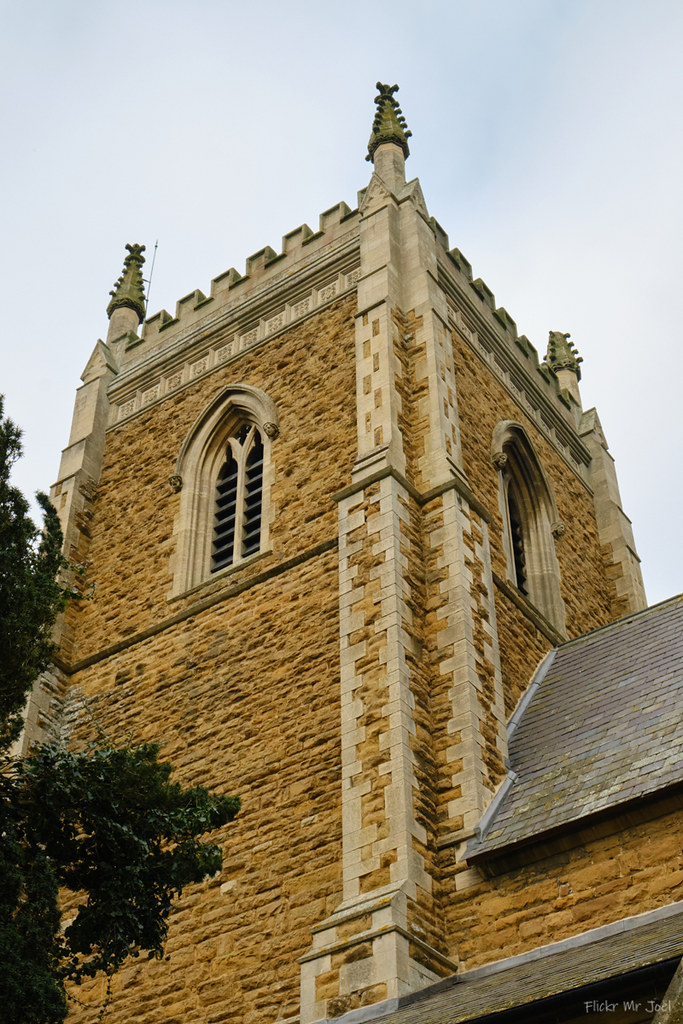 Church tower St James' Church in Woolsthorpe by Belvoi… Flickr