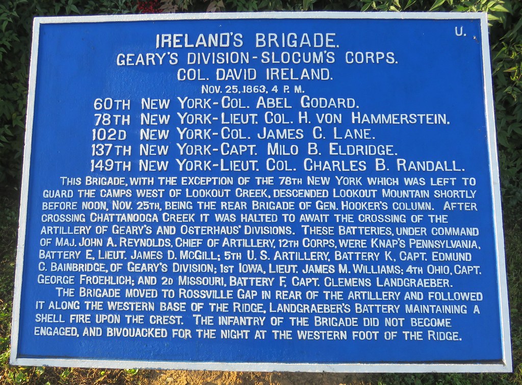 Ireland's Brigade Marker (Rossville, As seen from… Flickr