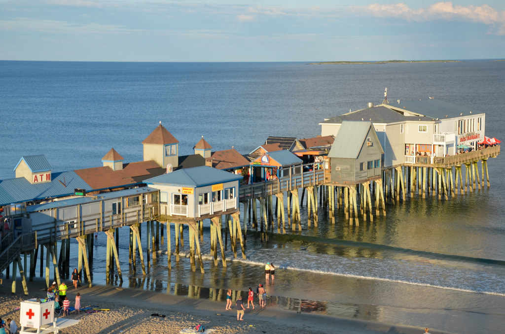 Old Orchard Beach Pier As seen from the Ferris wheel at Pa… Flickr