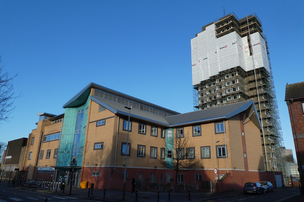 Tower to be demolished 2022 St Peters Road Leicester Flickr
