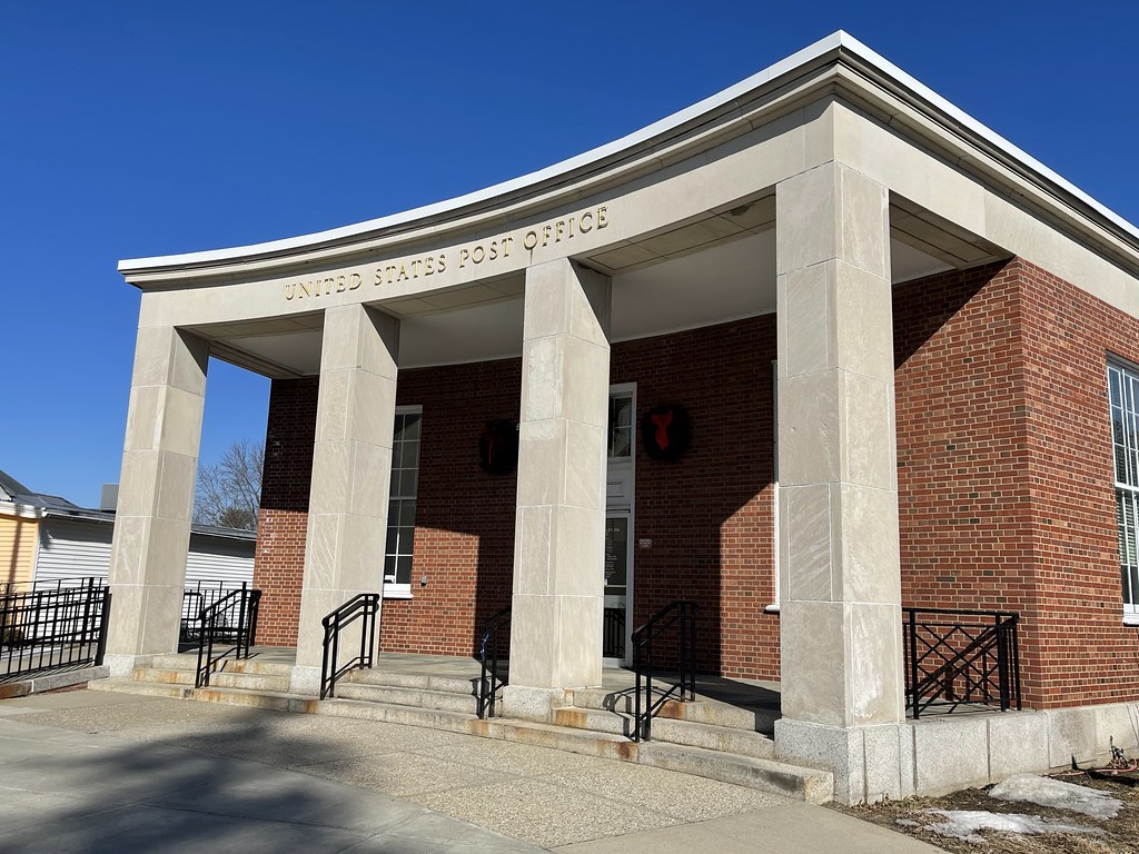 Post Office in South Hadley, Massachusetts. Built in 1940 … Flickr