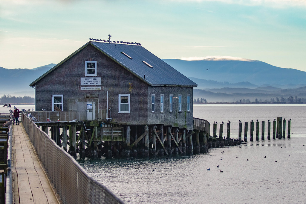 Historic Coast Guard Boathouse. Garibaldi, Oregon AtmosFear Video