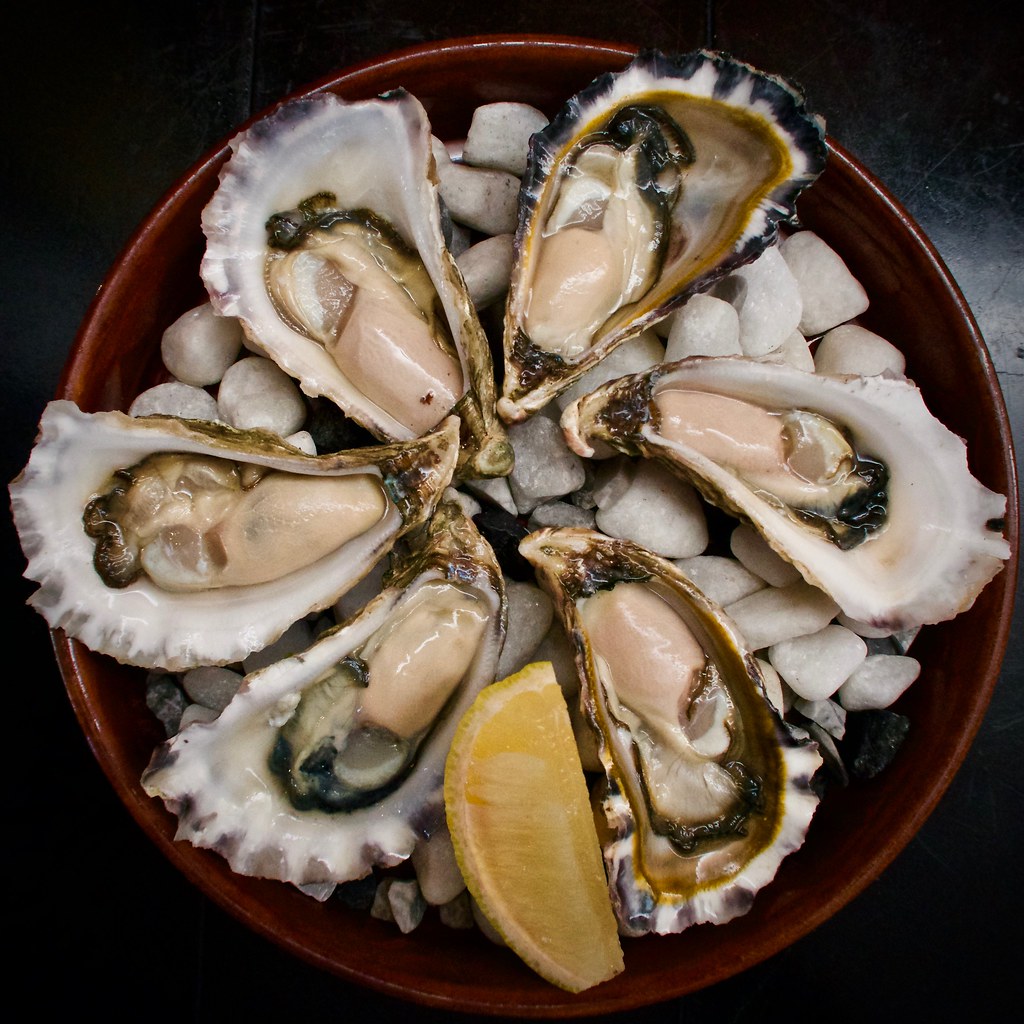 Oysters Albany Rock Oysters with Lemon Myrtle Vinaigrette … Flickr