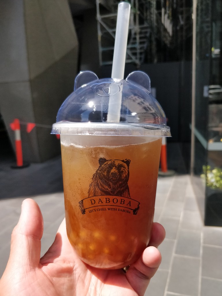 Kumquat Lemon Tea with golden pearls Da Boba, Melbourne Flickr