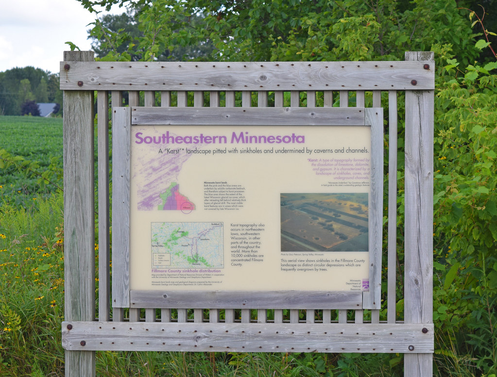 Sinkhole Root River State Trail, Fountain, MN. Trent Schipper Flickr
