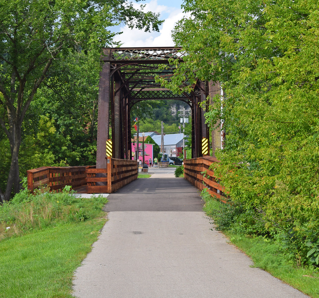 Bridge to Lanesboro Root River State Trail, Lanesboro, MN Trent