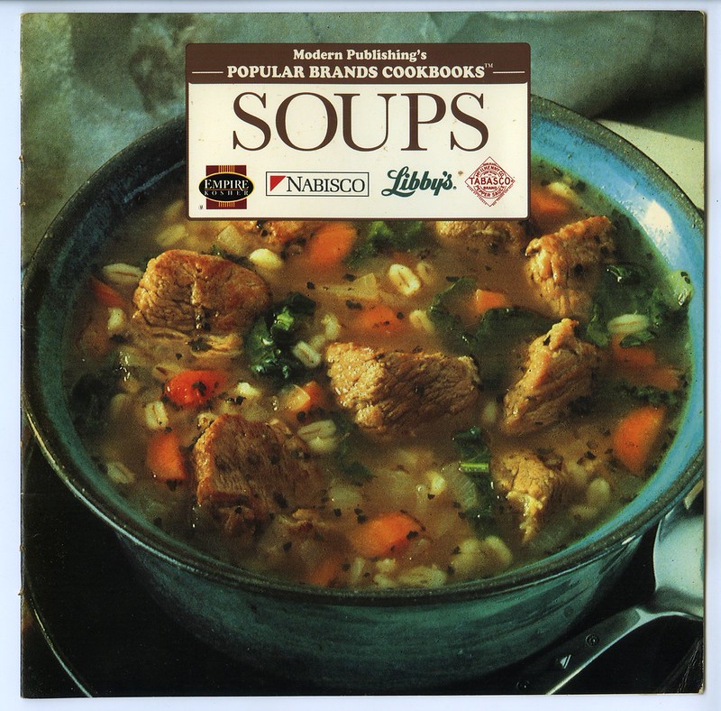 PH3411 Modern Publishing's Popular Brands Cookbooks Soups 1995 RAW