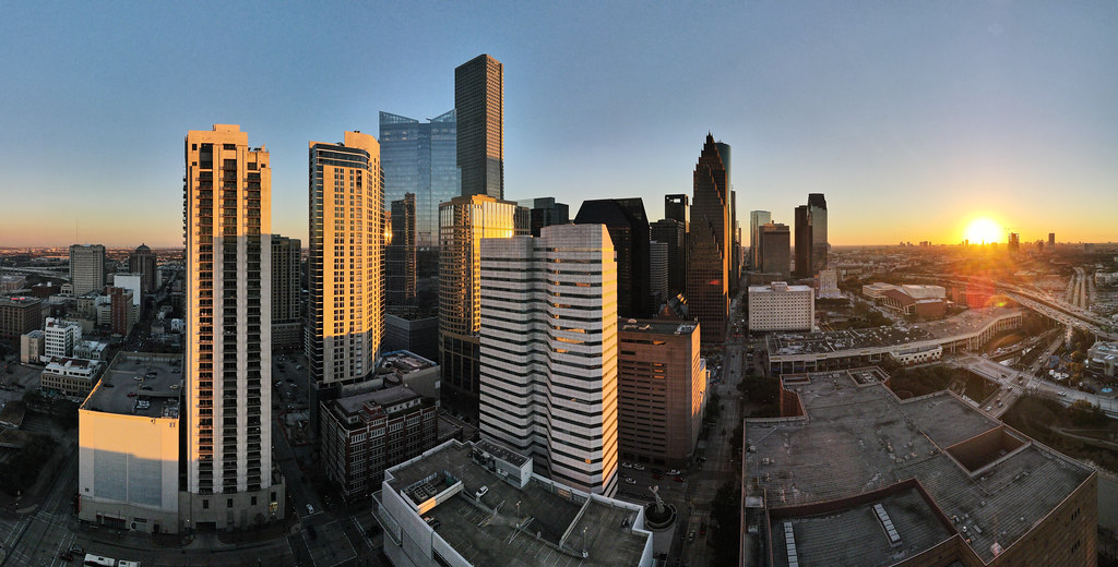 Sundown Panorama 1 Houston bill barfield Flickr