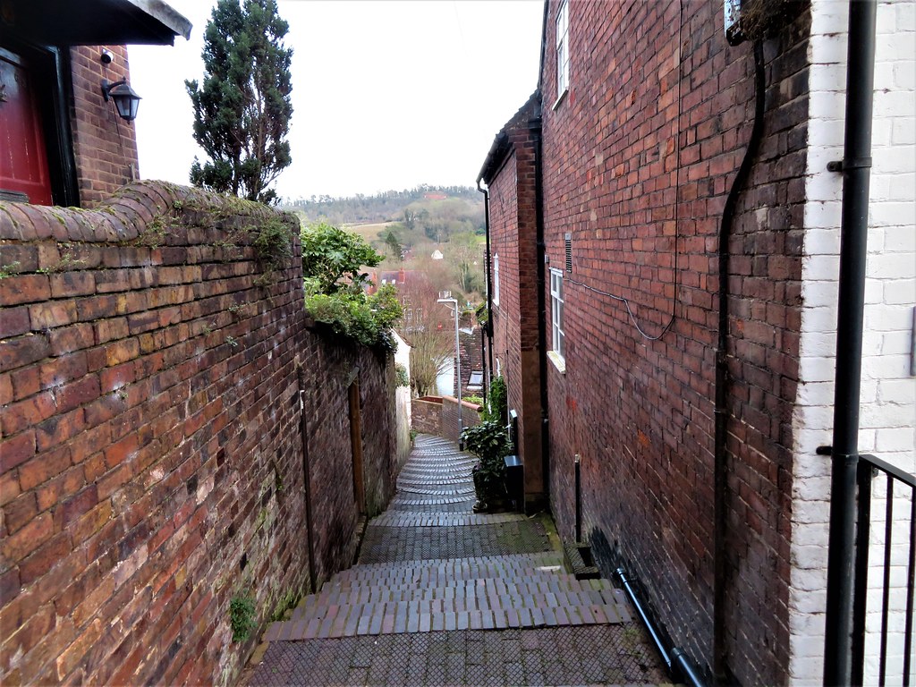 Bridgnorth Shropshire U.K. Steps in High town Bridgnorth l… Flickr