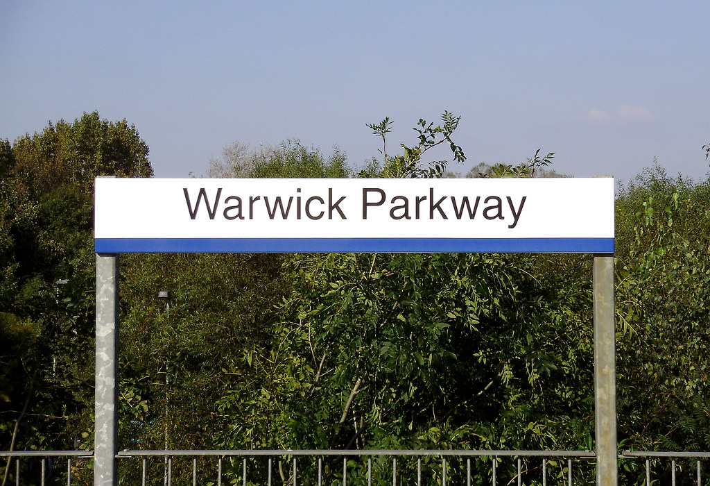 Warwick Parkway A nameboard at Warwick Parkway in the orig… Flickr