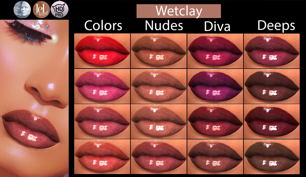 WetClay lipsticks Dubai event 4 lipstick set for LeluEv… Flickr