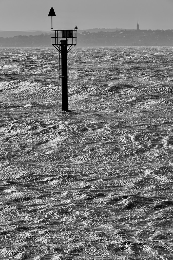 RX403594 View across the very stormy and rough water of th… Flickr