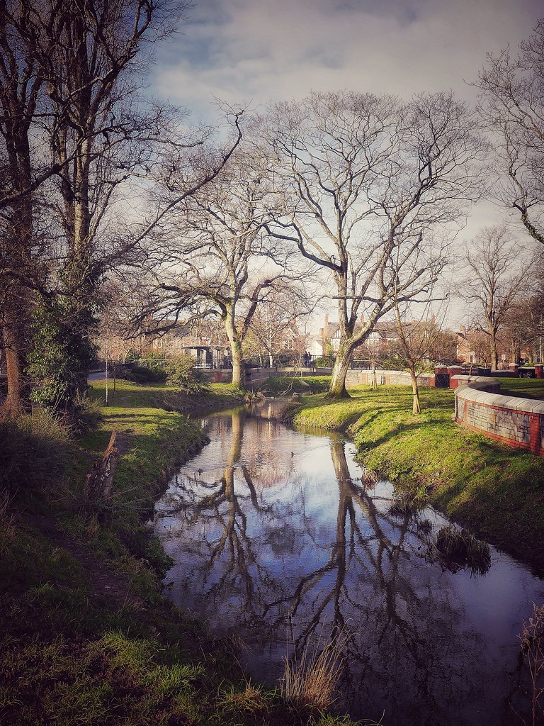 Waterloo Gardens, Cardiff. Some nice reflections after som… Flickr