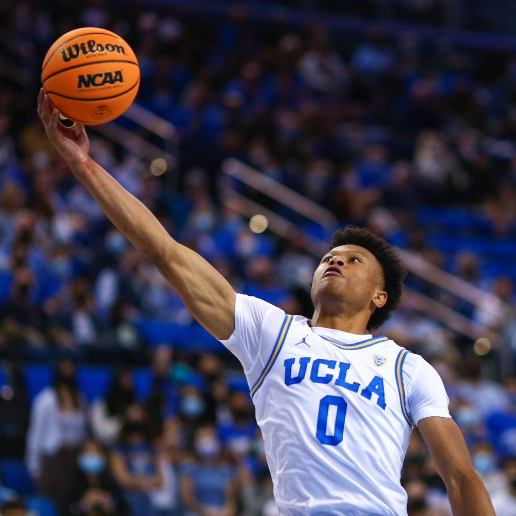 UCLA Bruins guard Jaylen Clark (0); UCLA Basketball defeat… Flickr